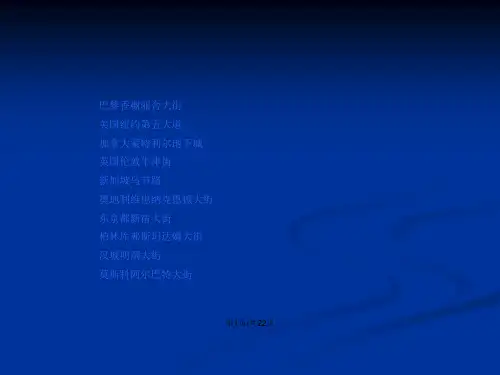 世界十大商业街