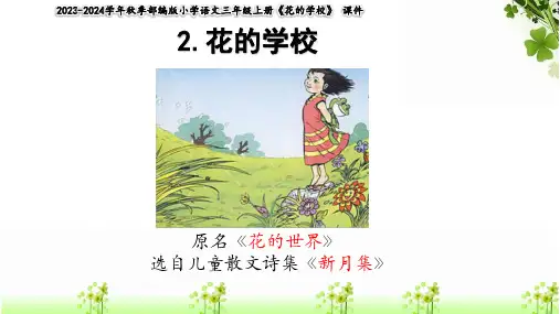 花的学校 课件(共20张PPT)