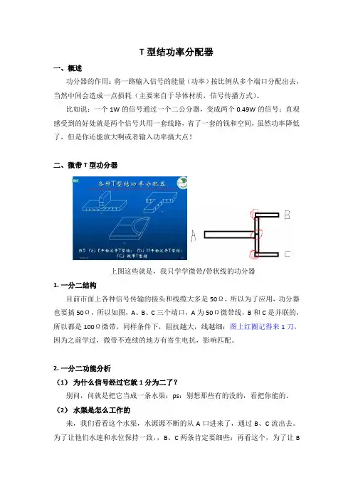 微波射频学习笔记10.T型结功分器