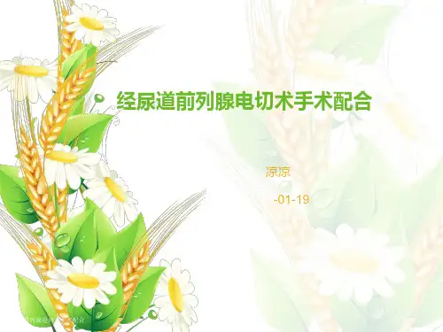 经尿道前列腺电切术手术配合