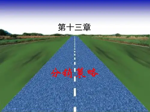 第十三章分销策略
