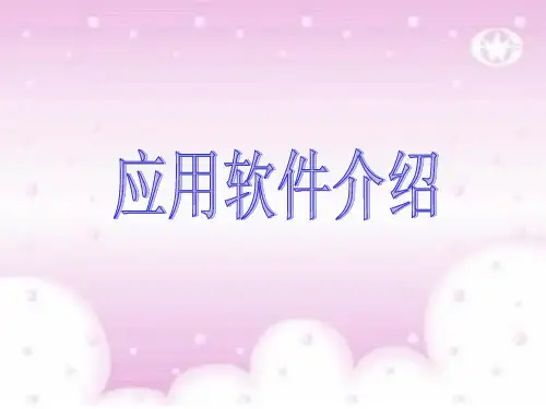 APP应用软件介绍精品PPT课件