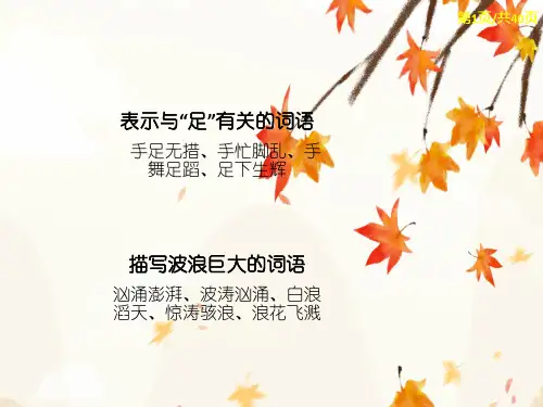 小学生必背词语PPT课件3