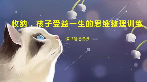 收纳,孩子受益一生的思维整理训练