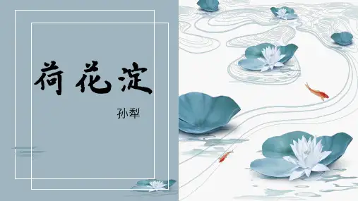 《荷花淀》ppt课件