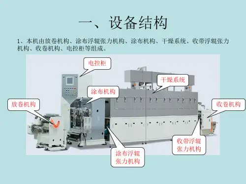 涂布机培训资料