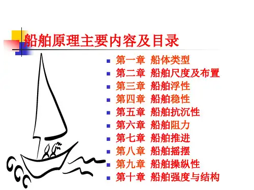 船舶原理13章课件