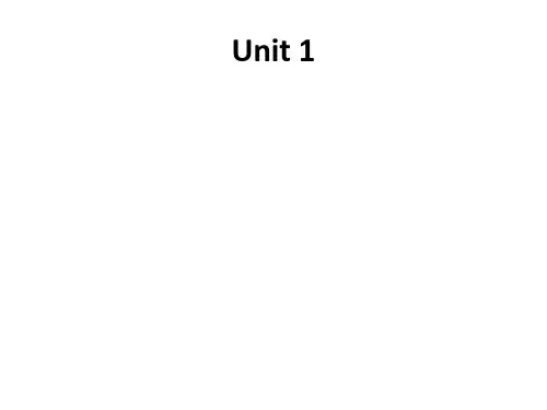 人教版英语必修1dictation(听写)