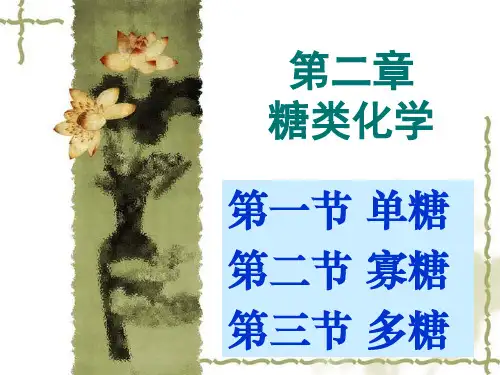 第二章糖类化学