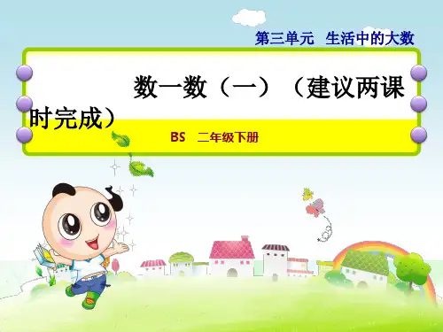  数一数(一)PPT课件