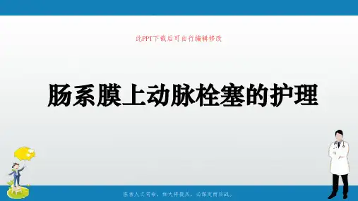 肠系膜上动脉栓塞护理查房PPT课件