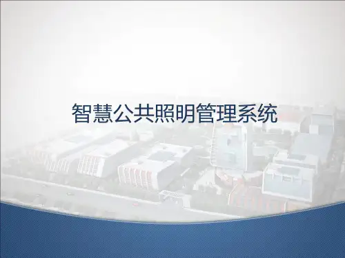 智慧照明产品介绍ppt