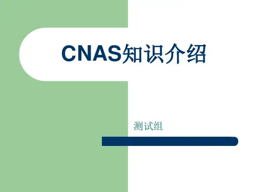CNAS知识介绍