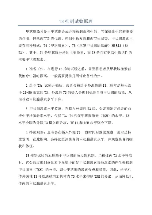T3抑制试验原理