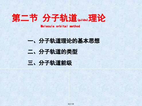第二节 分子轨道理论