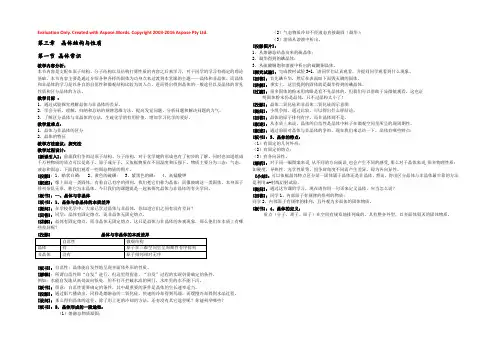 2021年高二人教版化学选修三教案集：3.1晶体常识1 