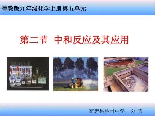 中和反应及其应用PPT课件(说课) 鲁教版