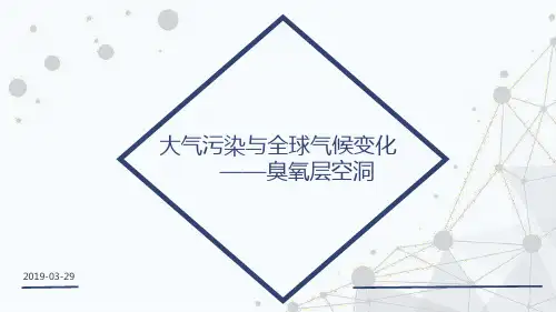 大气污染和全球气候变化_臭氧空洞