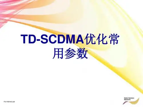 NSN TD三期网络优化常用参数