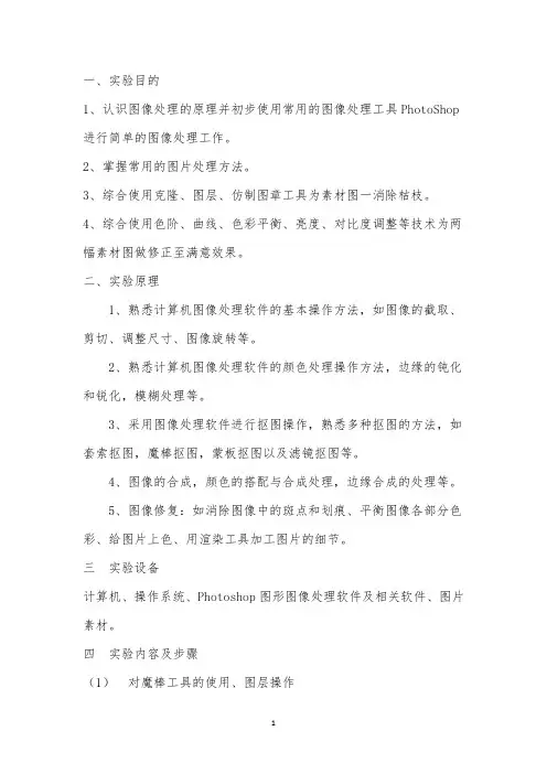 ps实验报告