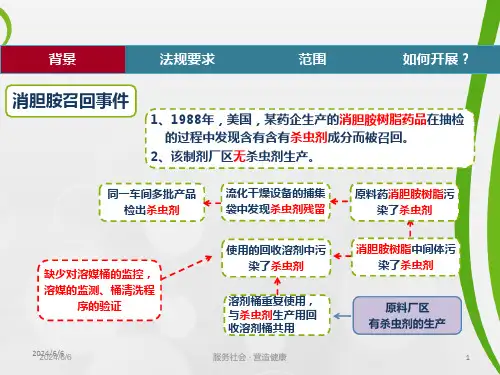 原料药清洁验证