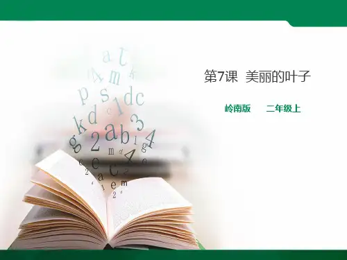 第7课 美丽的叶子 （课件）