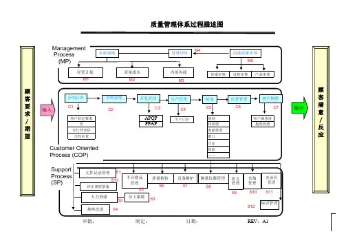 TS16949质量管理体系过程描述图