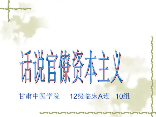 话说官僚资本主义