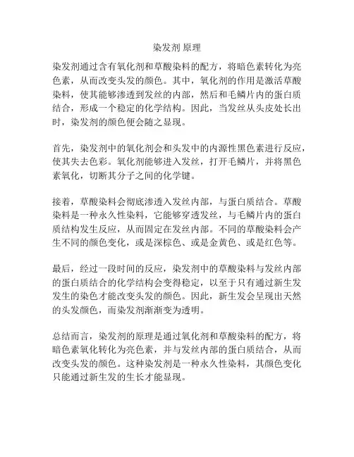 染发剂 原理