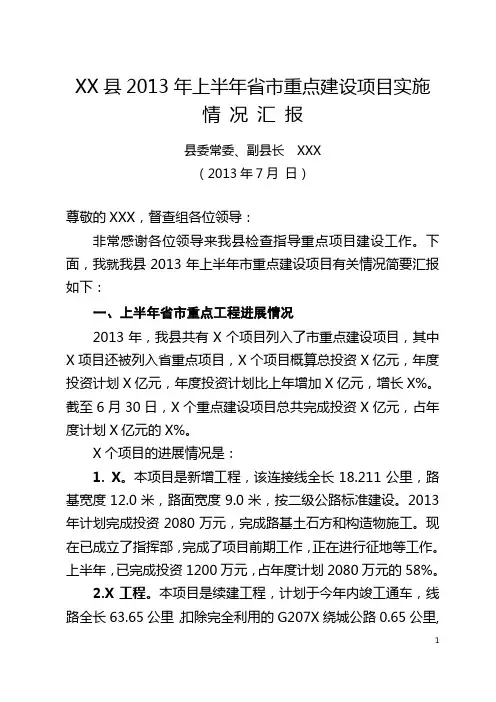 2013年重点项目修改稿