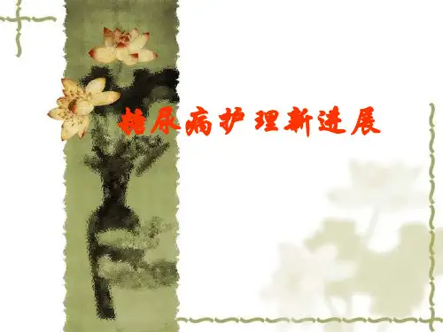 糖尿病护理新进展【60页】