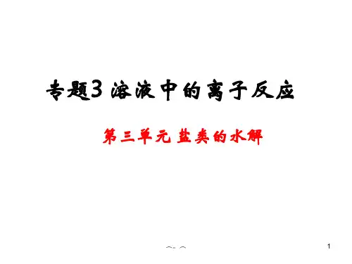 《盐类的水解》全部课件复习课件.ppt