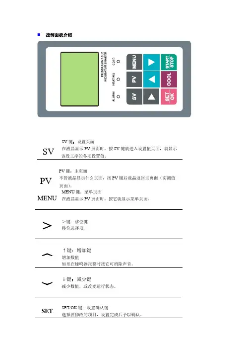 控制面板介绍
