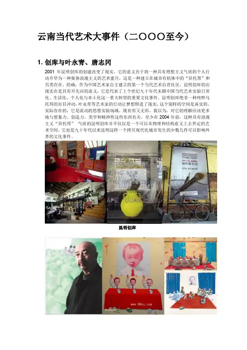 云南当代艺术大事件