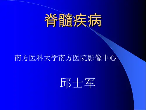 脊髓疾病