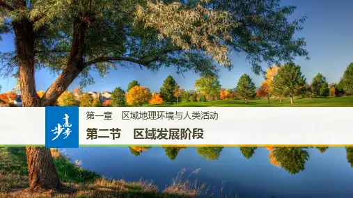 版地理步步高同步湘教版必修三课件:第一章 区域地理环境与人类活动 第二节