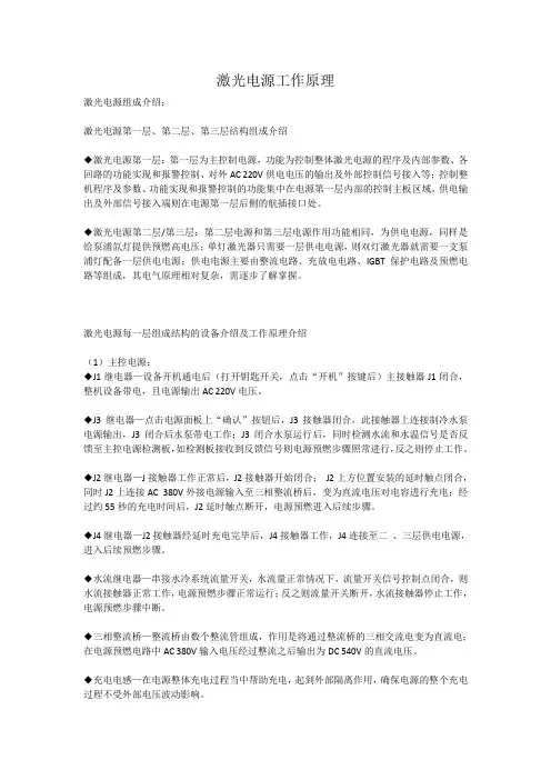 激光焊接机激光电源工作原理讲解