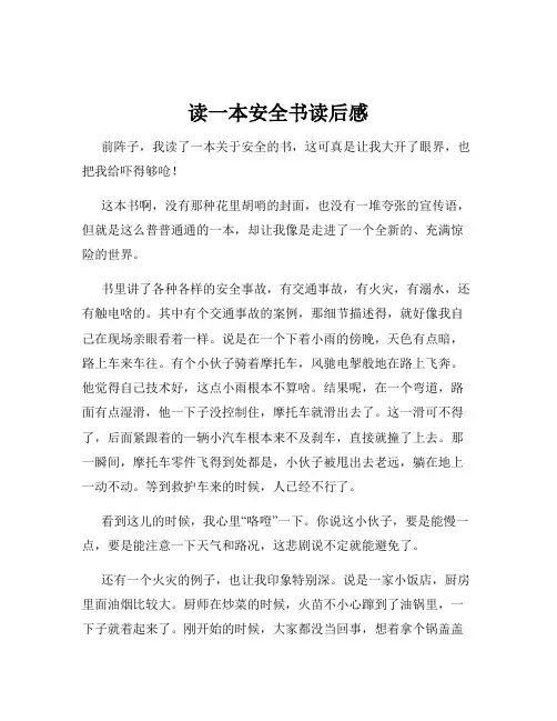 读一本安全书读后感