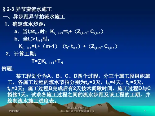 异节奏流水