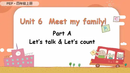 人教版四年级英语上册《Unit 6 PartA Let's talk》PPT课件
