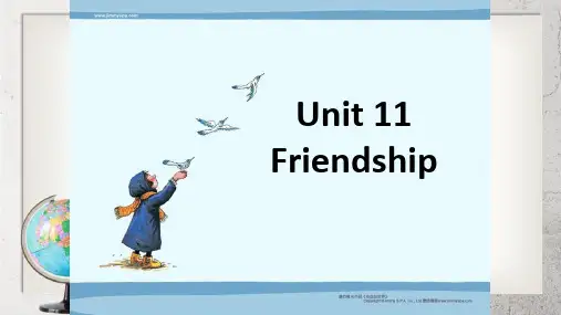 《Friendship》中职英语(基础模块 上册)Unit 11ppt课件4【语文版】