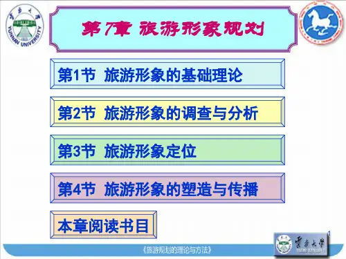 旅游形象规划PPT课件
