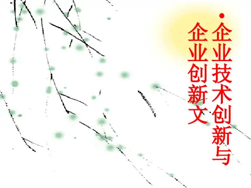 企业技术创新及其创新文化(ppt 32页)