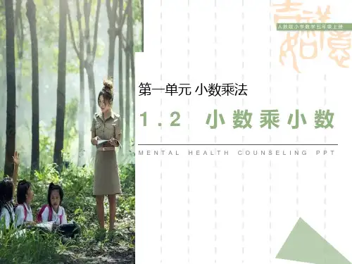 人教版小学五年级上册数学课件 《小数乘小数》PPT课件