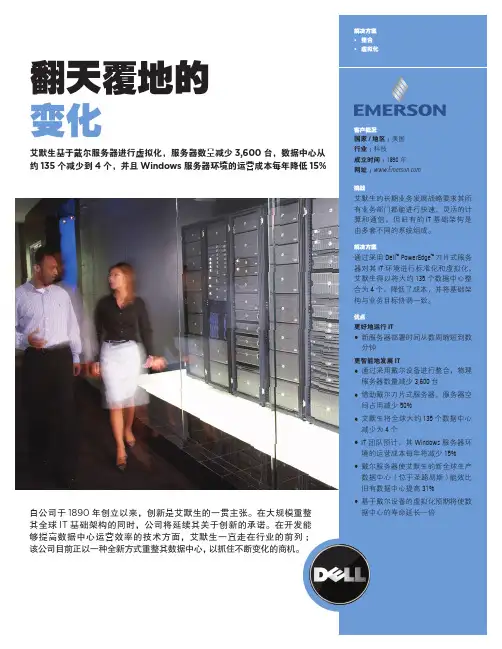 案例分析：艾默生(翻天覆地的变化)