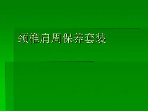 颈椎肩周保养套装