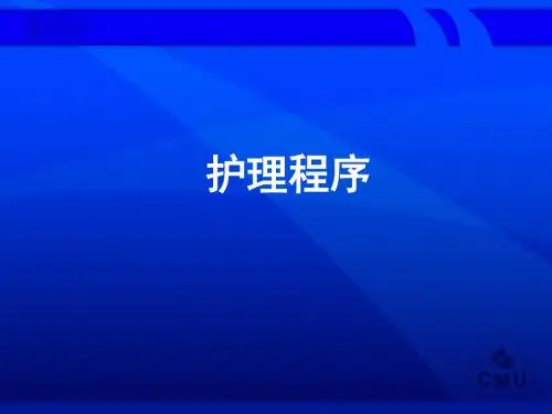 护理程序ppt课件