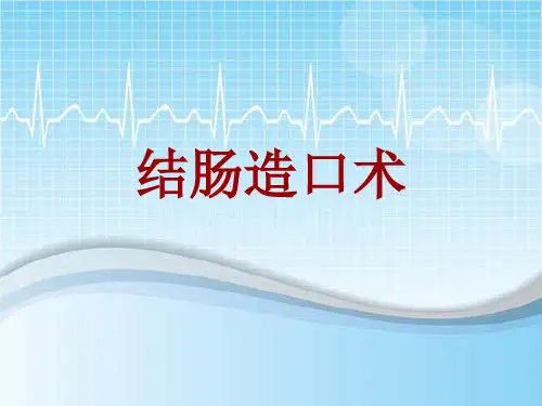 外科手术教学资料：结肠造口术讲解模板