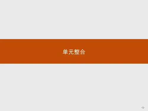 2019-2020学年高中语文人教版必修3配套课件：第二单元 单元整合