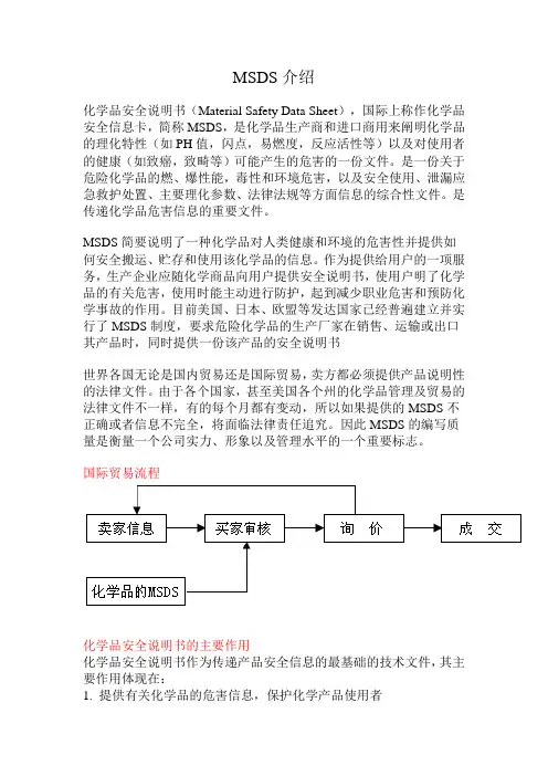 MSDS介绍